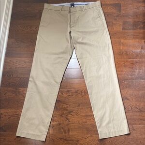 Gap Tailored Khakis Men’s Size 36x34 Classic Straight Fit Beige Chino Pants
